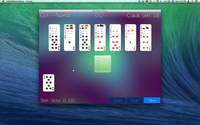 Golf Solitaire Deluxe - кадр 1