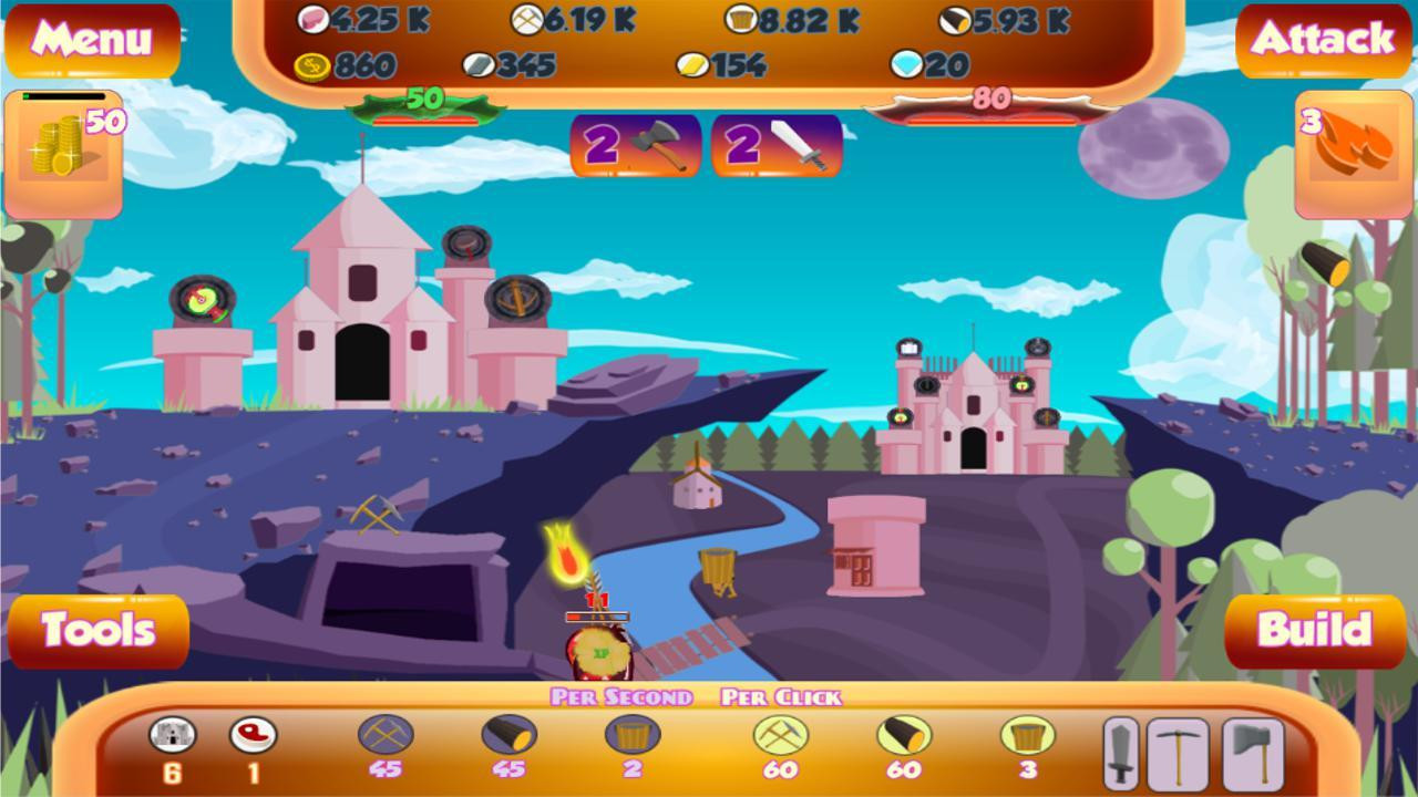 Tap 'n' Build 2 - Tower Clicker ( Multiplayer td ) (itch) - кадр 2