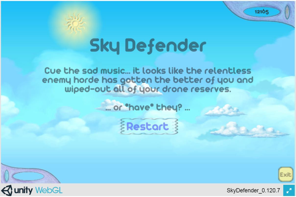 Sky Defender (itch) - кадр 1