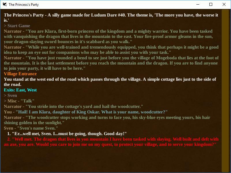 The Princess's Party (itch) - кадр 1