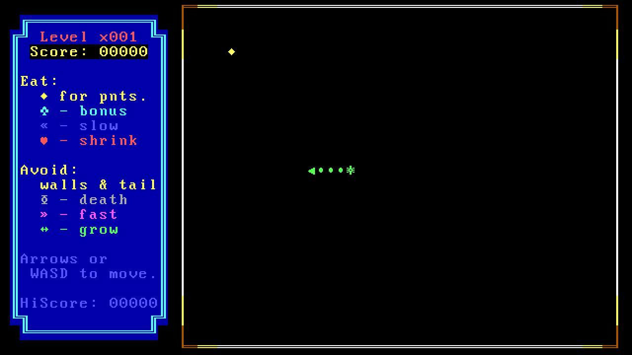 Snake: In Fake Text Mode (itch) - кадр 1