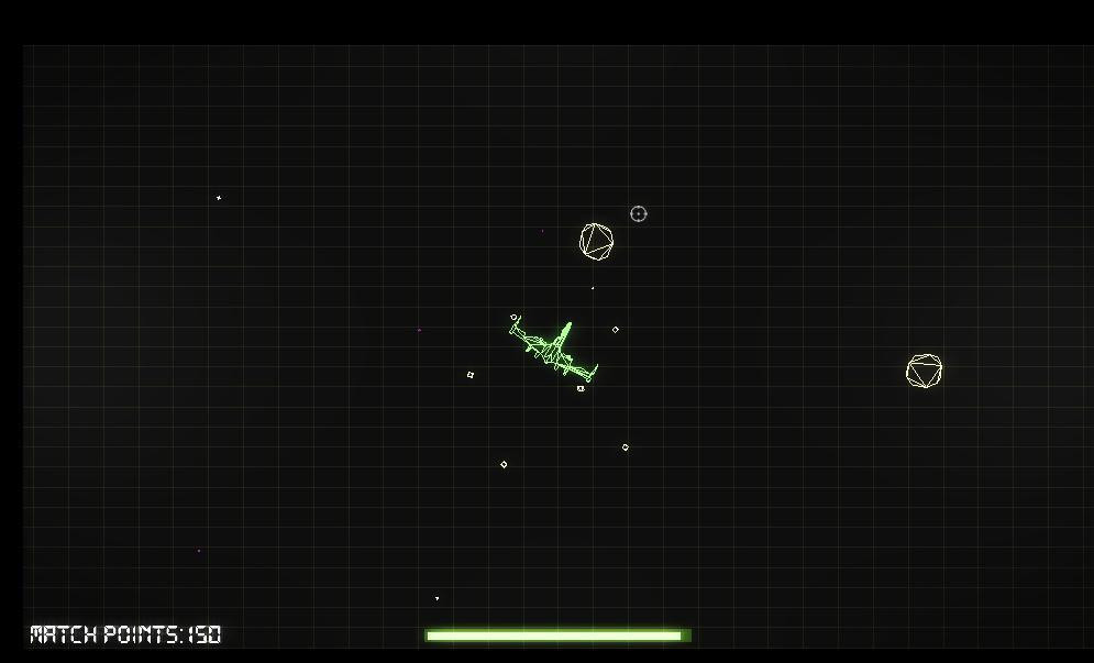 Asteroids Remake 2019 (itch) - кадр 1