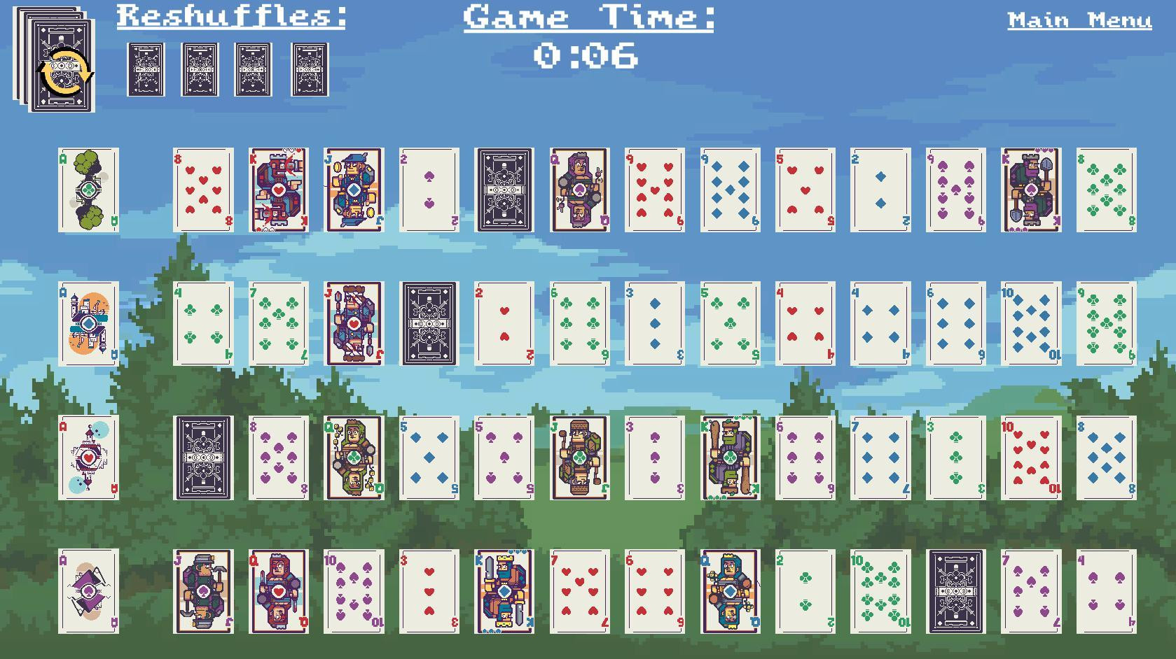 Gaps Solitaire (itch) - кадр 1