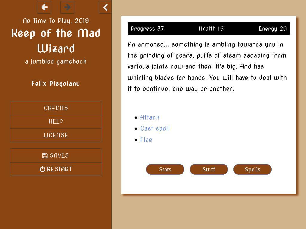 Keep of the Mad Wizard (itch) - кадр 1