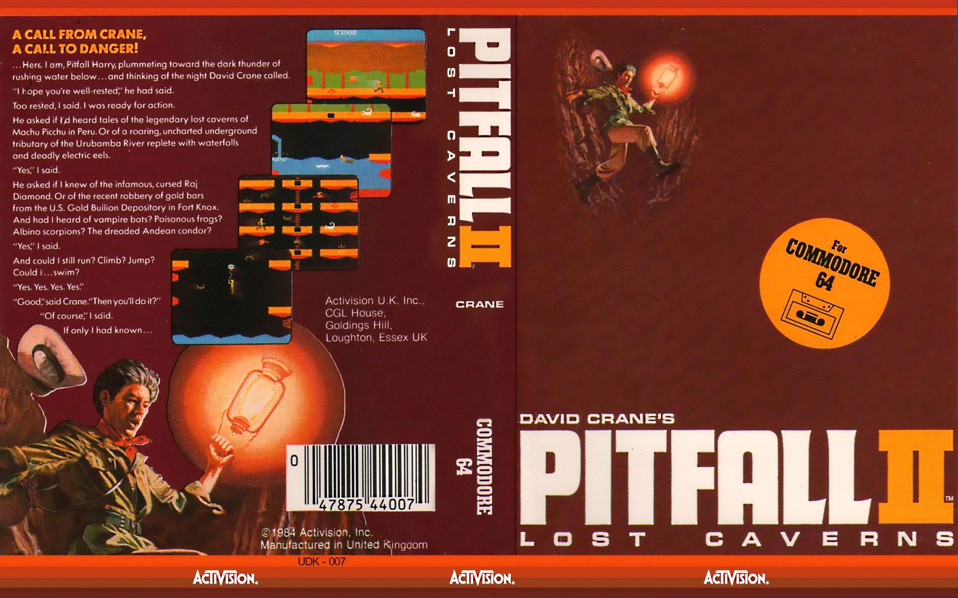 Pitfall2 2600 Retro remake mod - Arcade Edition (itch) - кадр 2