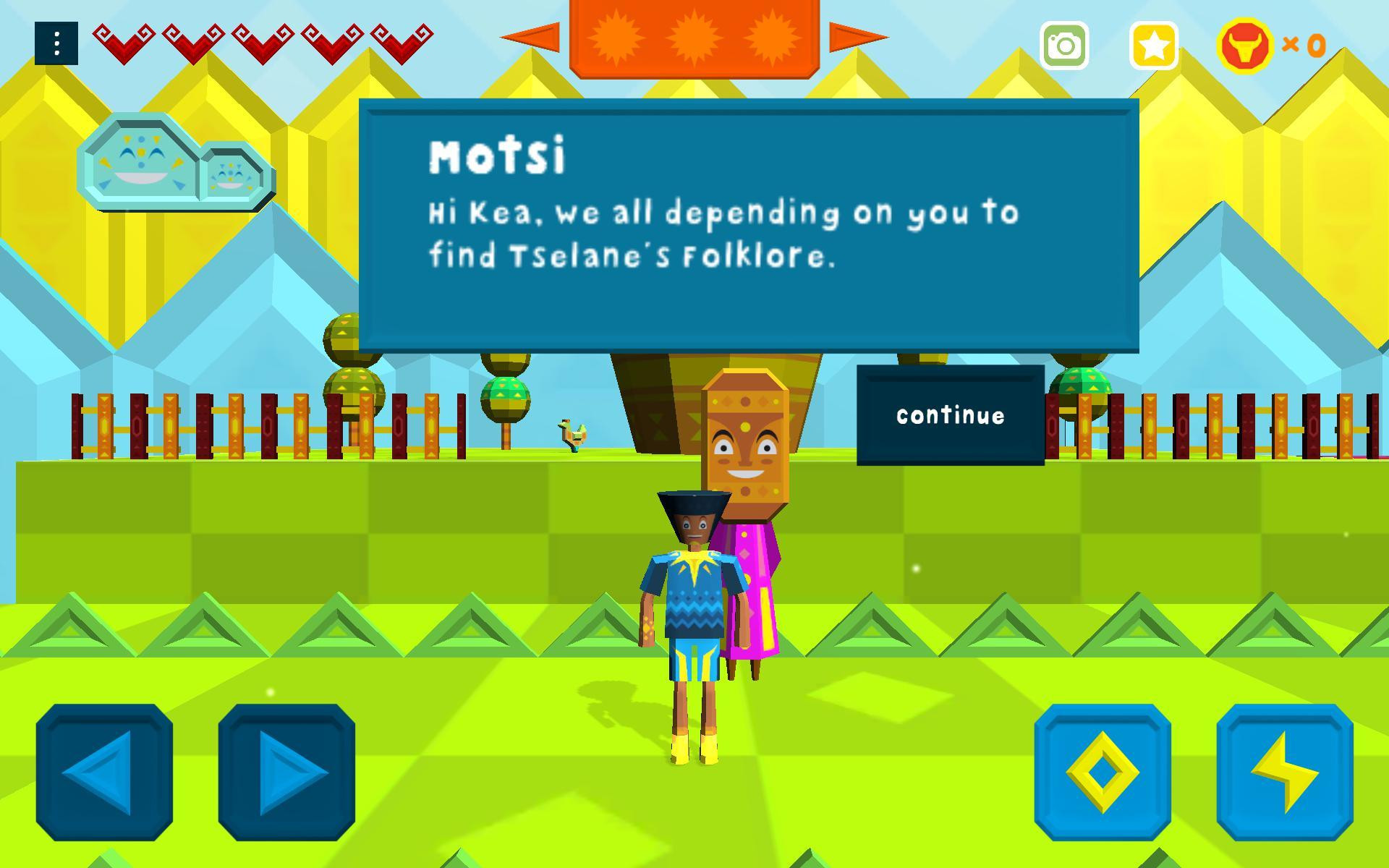 Kea's World: Tselane and the Giant Level 1 Demo (itch) - кадр 3