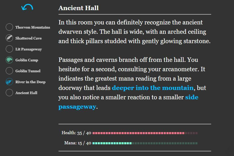 The Hall of the Sorcerer King (itch) - кадр 1