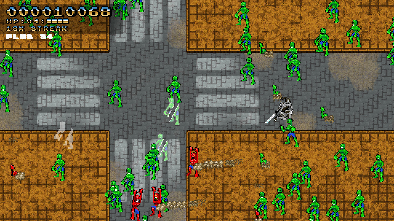 Space Robot Samurai Zombie Slayer - кадр 2
