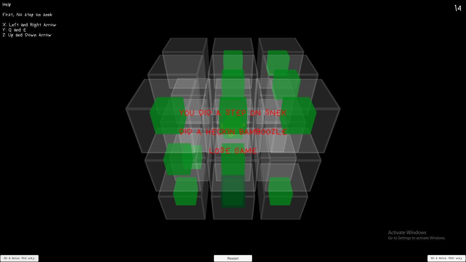 Snek3D (itch) - кадр 1