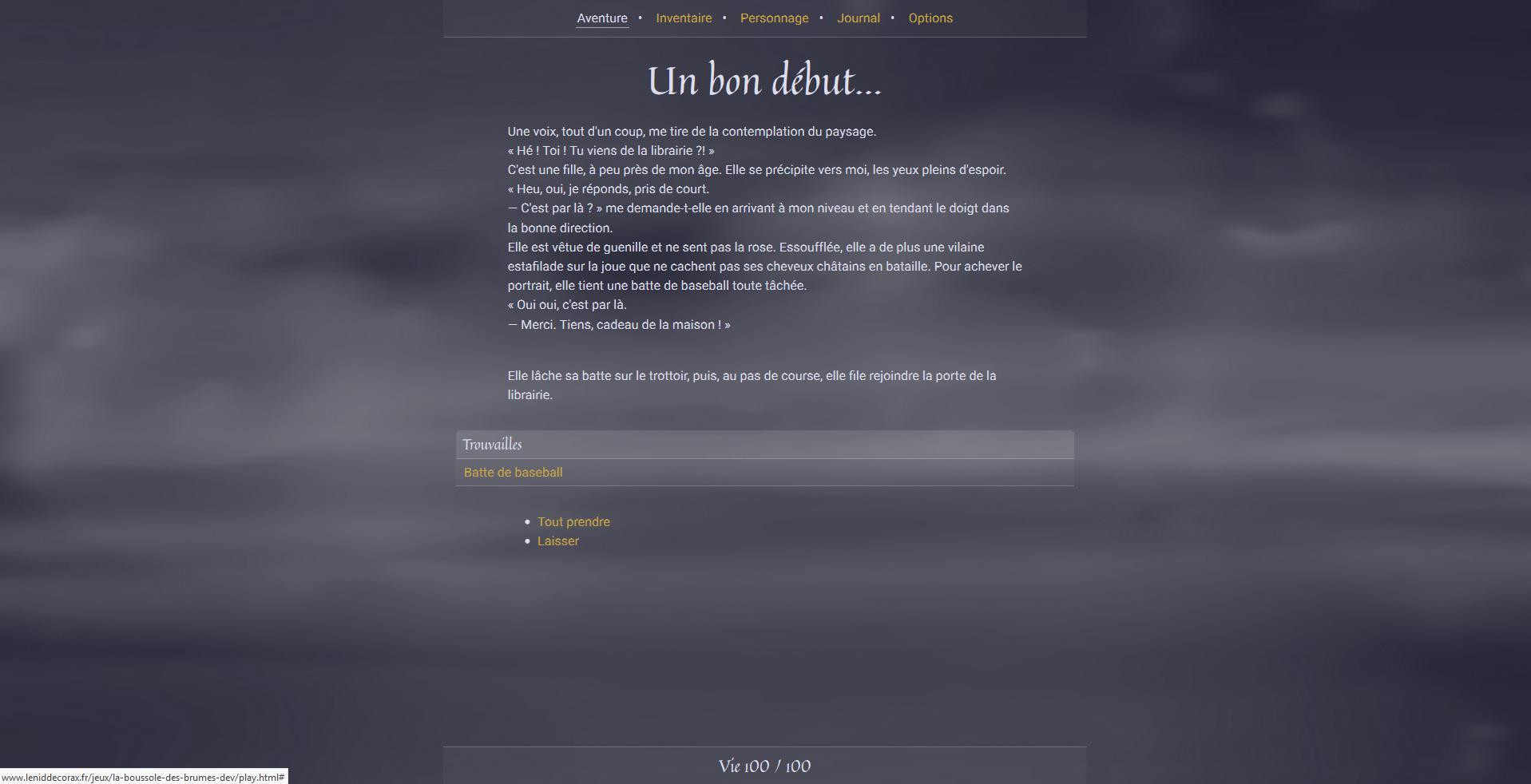 La Boussole des Brumes (itch) - кадр 2