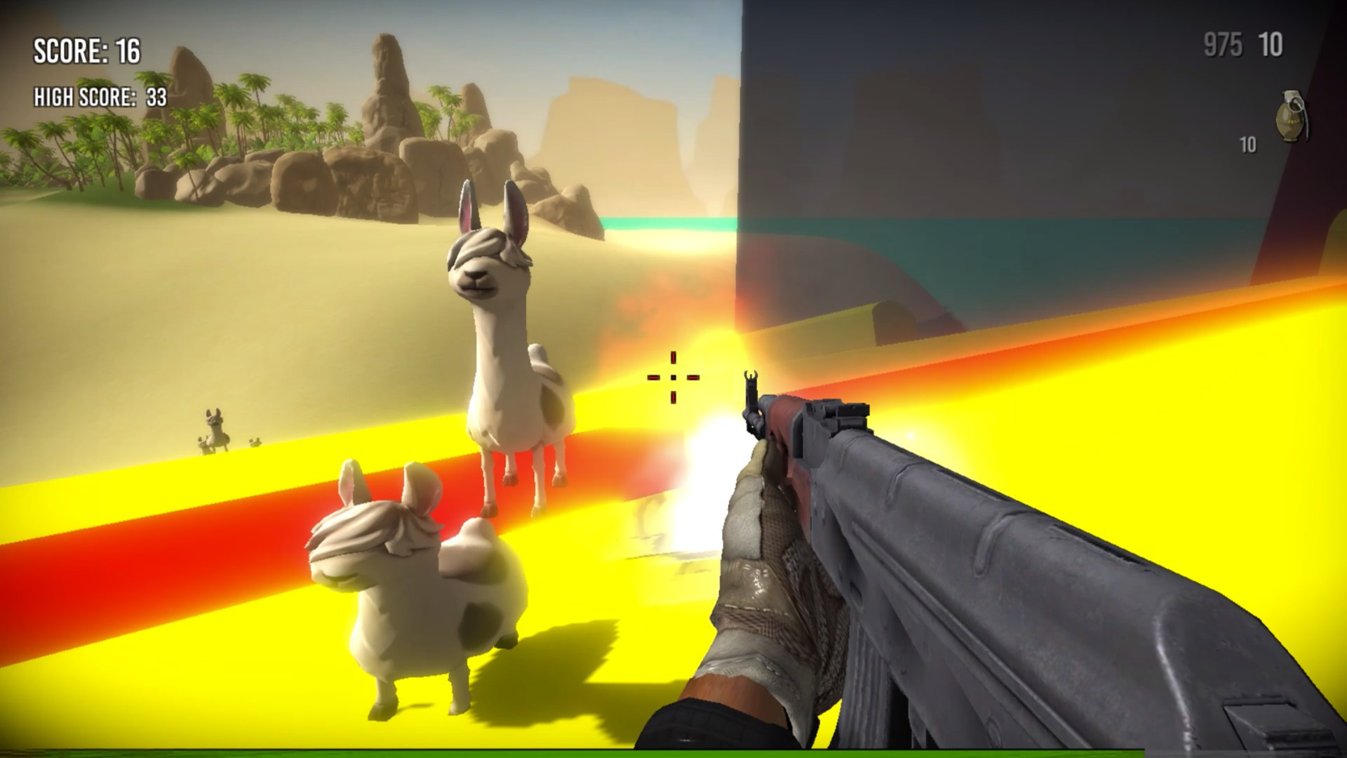 Lama Drama FPS - кадр 3