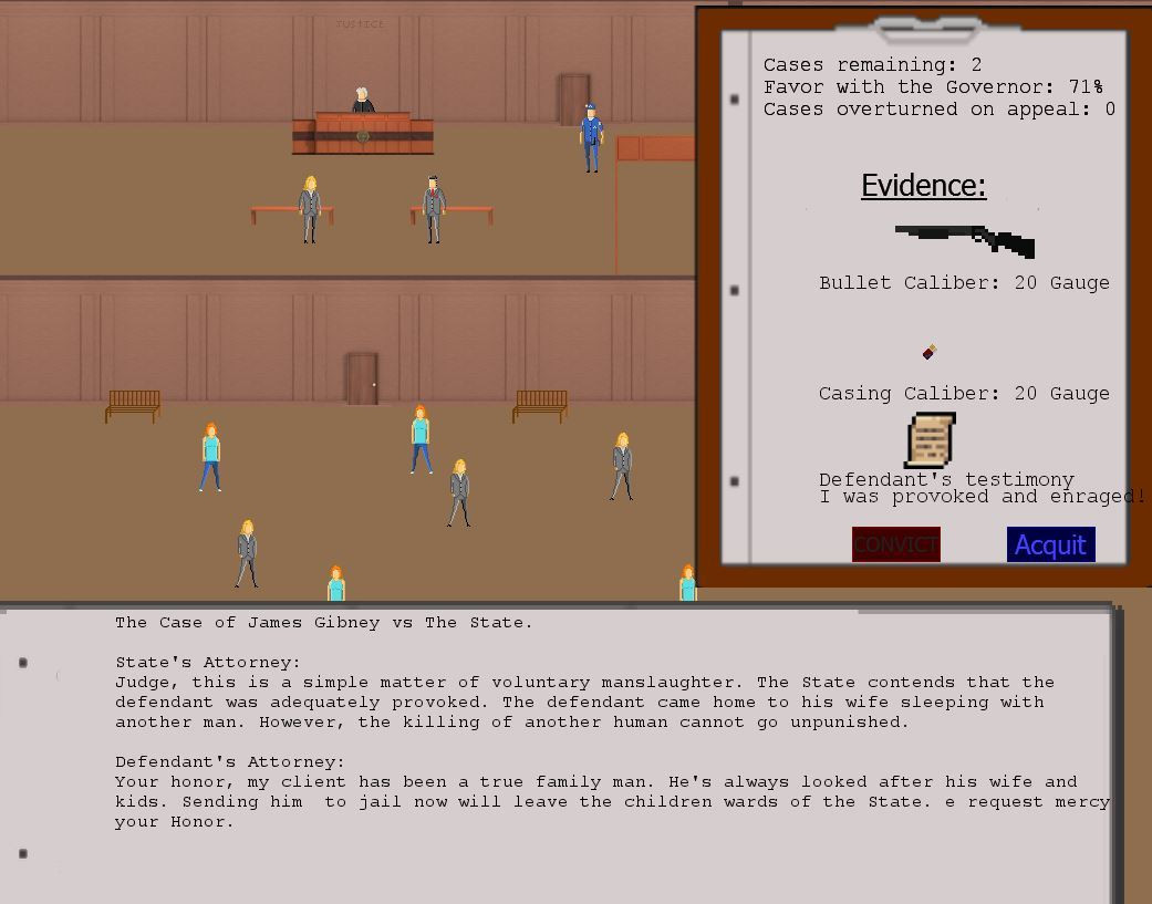 Judged: A Court Simulator - кадр 3