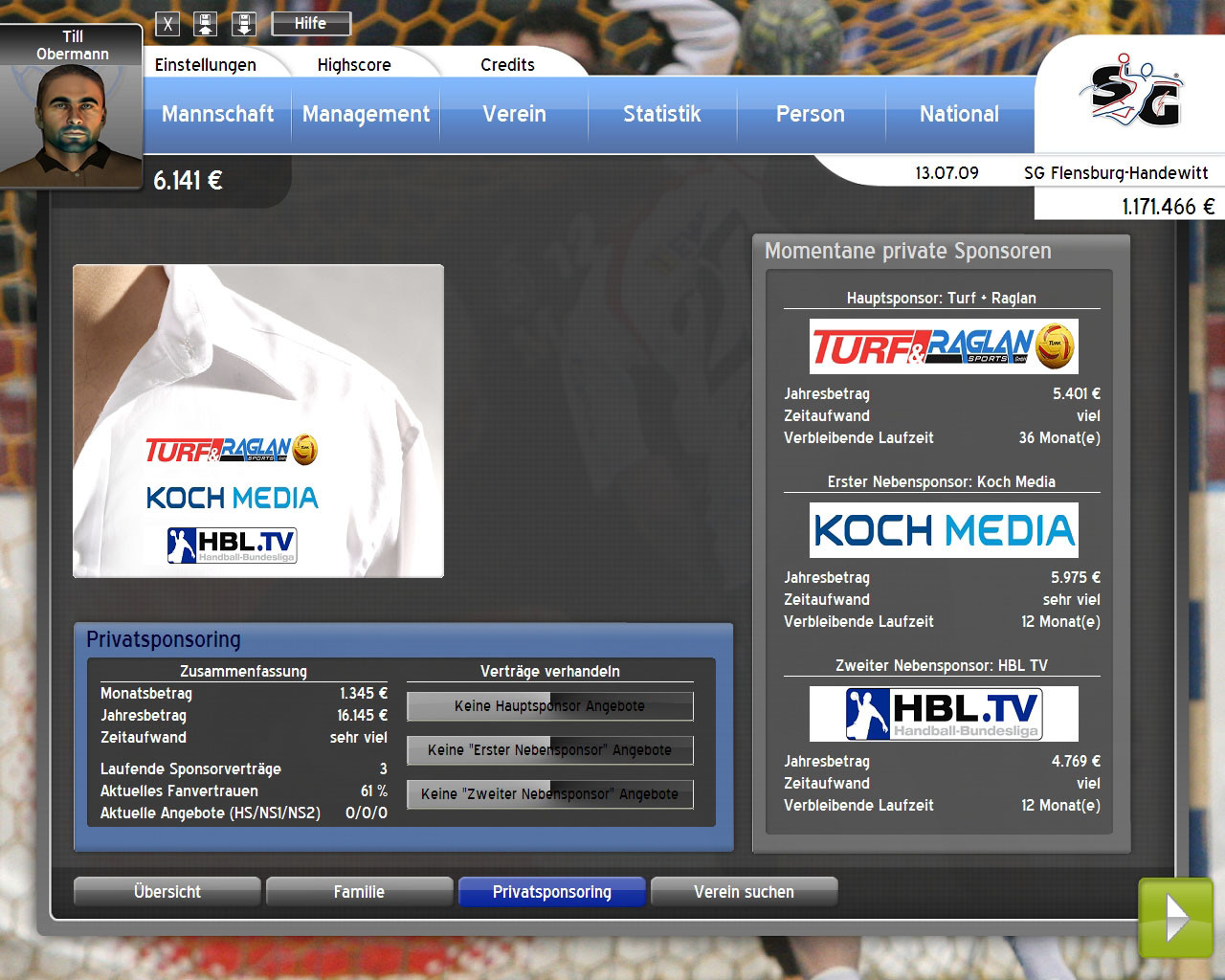Handball Manager 2010 - кадр 14