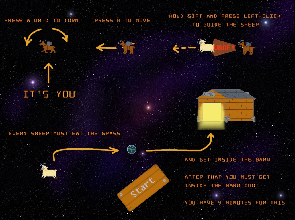 Space Sheeps (itch) - кадр 1