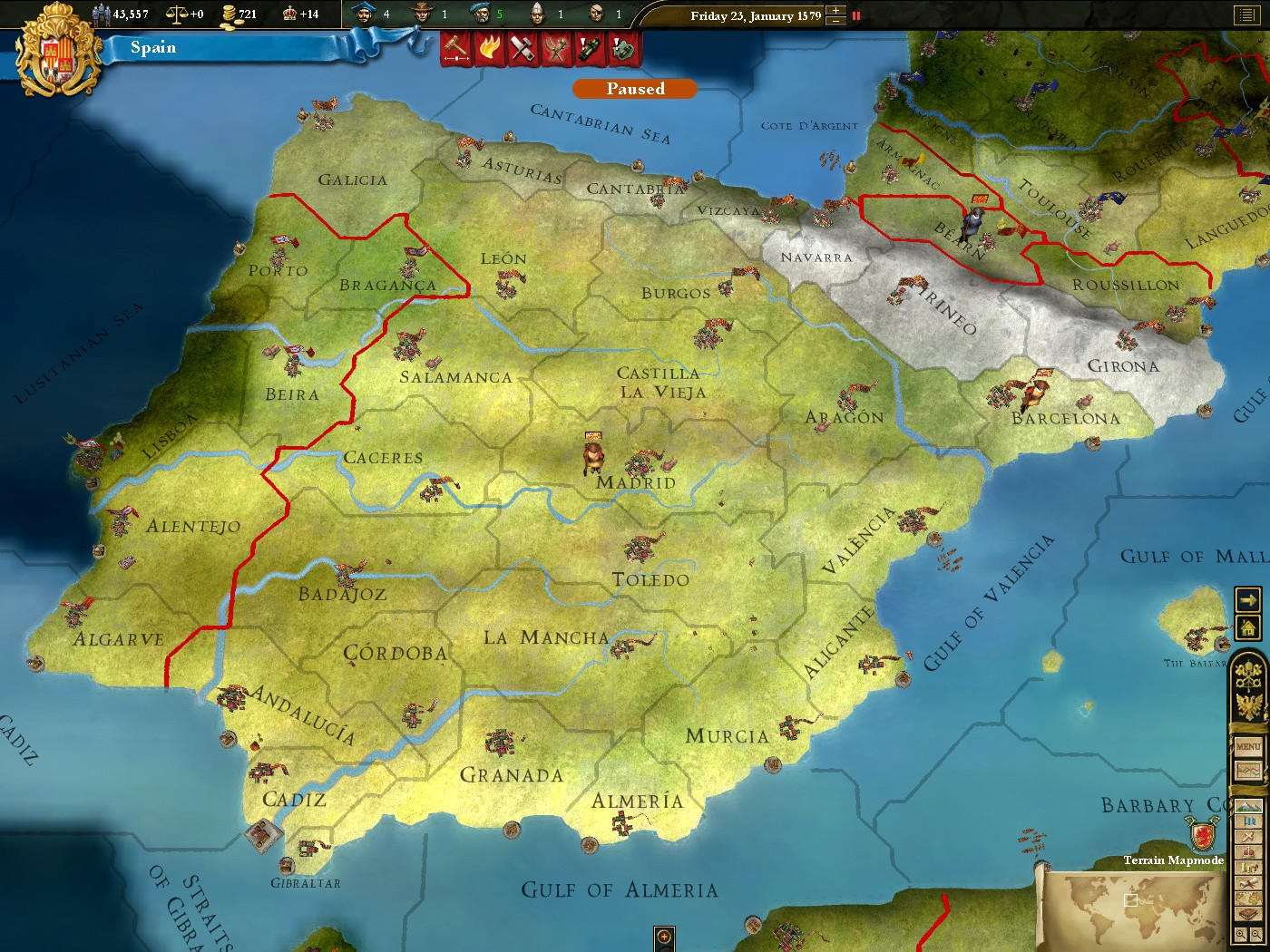 Europa Universalis 3: Heir to the Throne - кадр 10