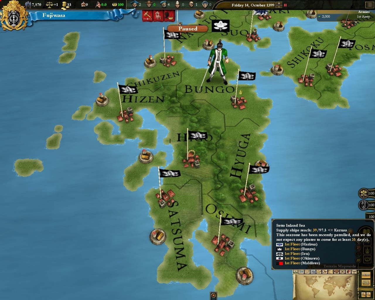 Europa Universalis 3: Divine Wind - кадр 7