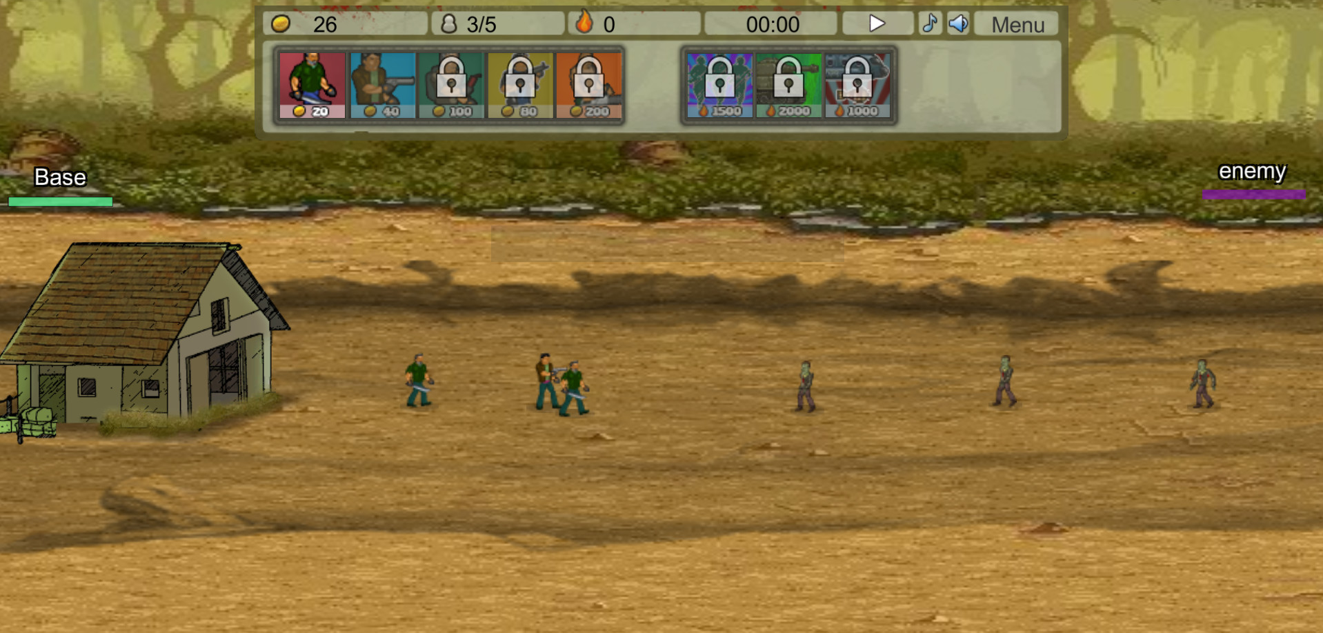 Zombie Clicker Defense - кадр 1