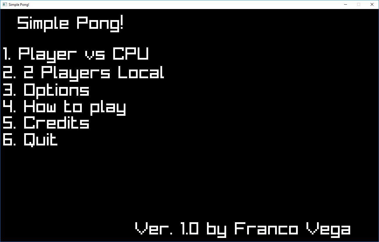 Simple! Pong [Raylib] (itch) - кадр 5