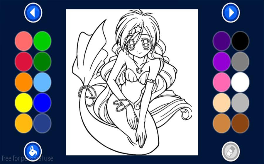 Girls Coloring Book (itch) - кадр 2