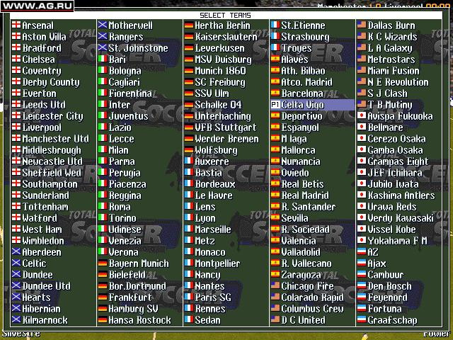 Total Soccer 2000 - кадр 4