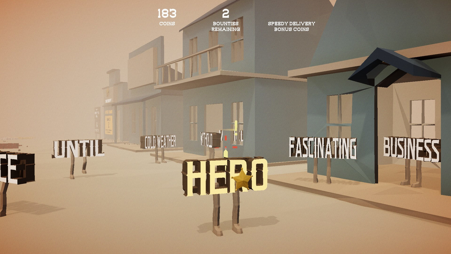Tumbleweed Typo Hunter (itch) - кадр 5