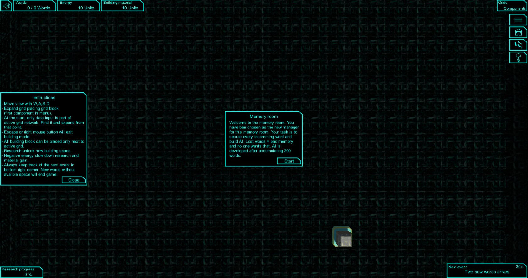 LD37 Memory Room (itch) - кадр 2