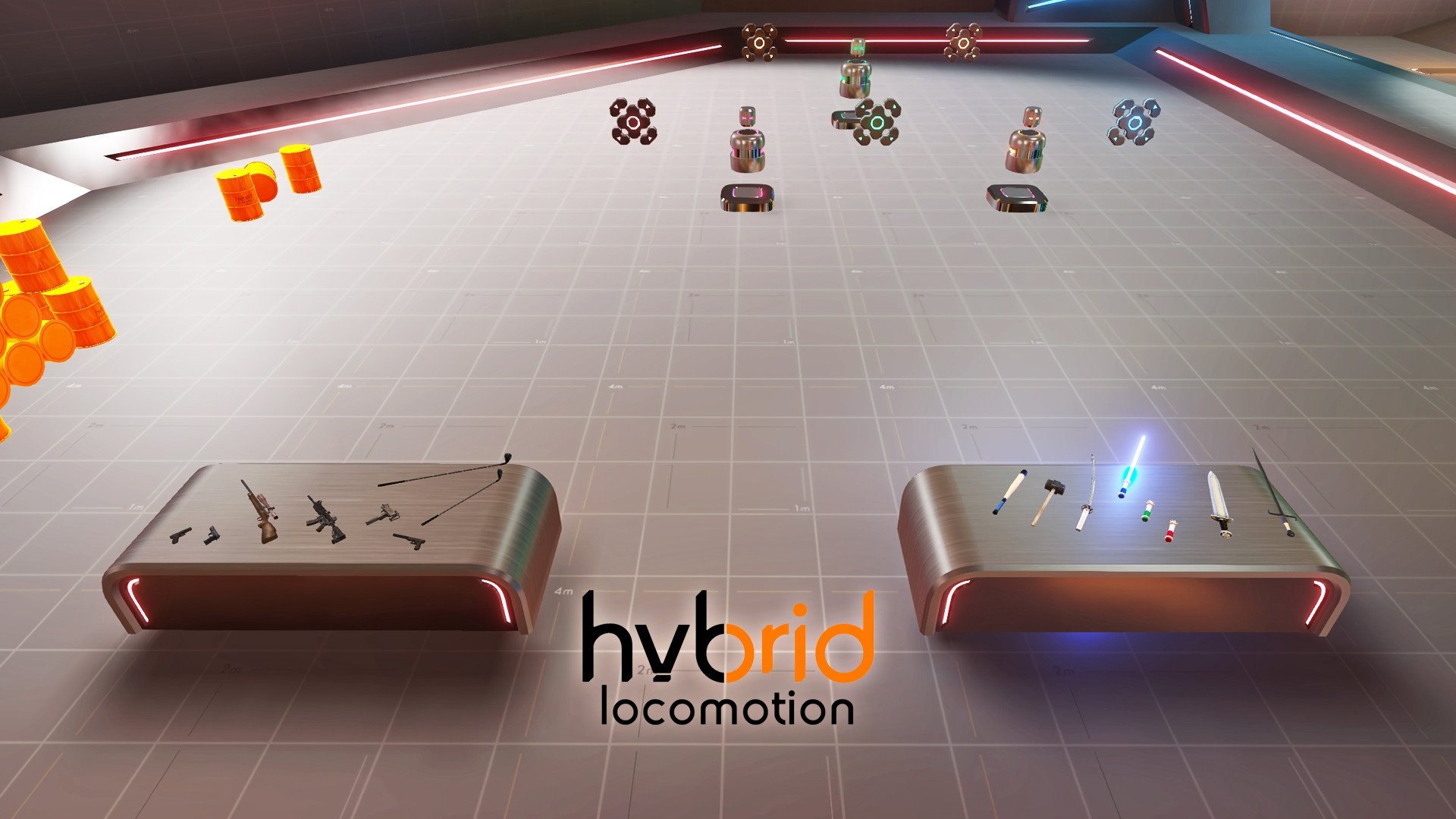 HYBRID Locomotion Test Chamber - VR Tech Demo (itch) - кадр 4