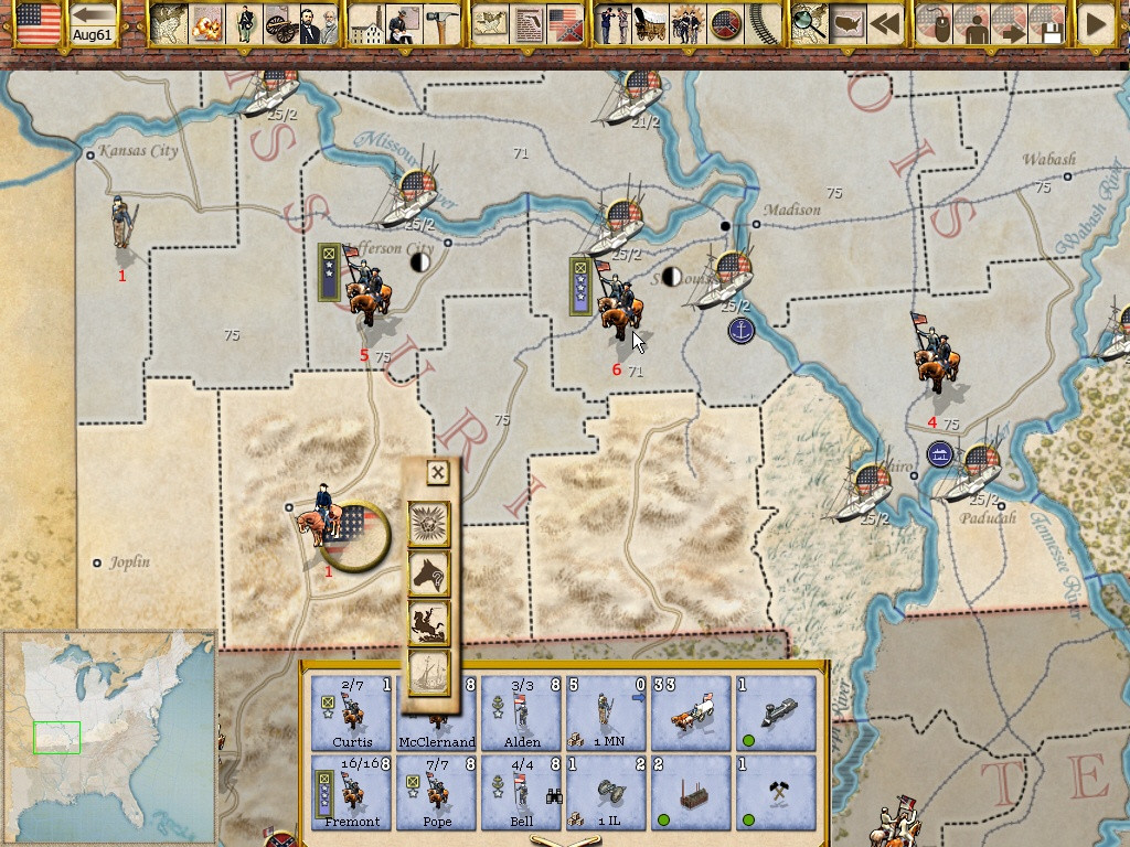 Gary Grigsby's War Between the States - кадр 3