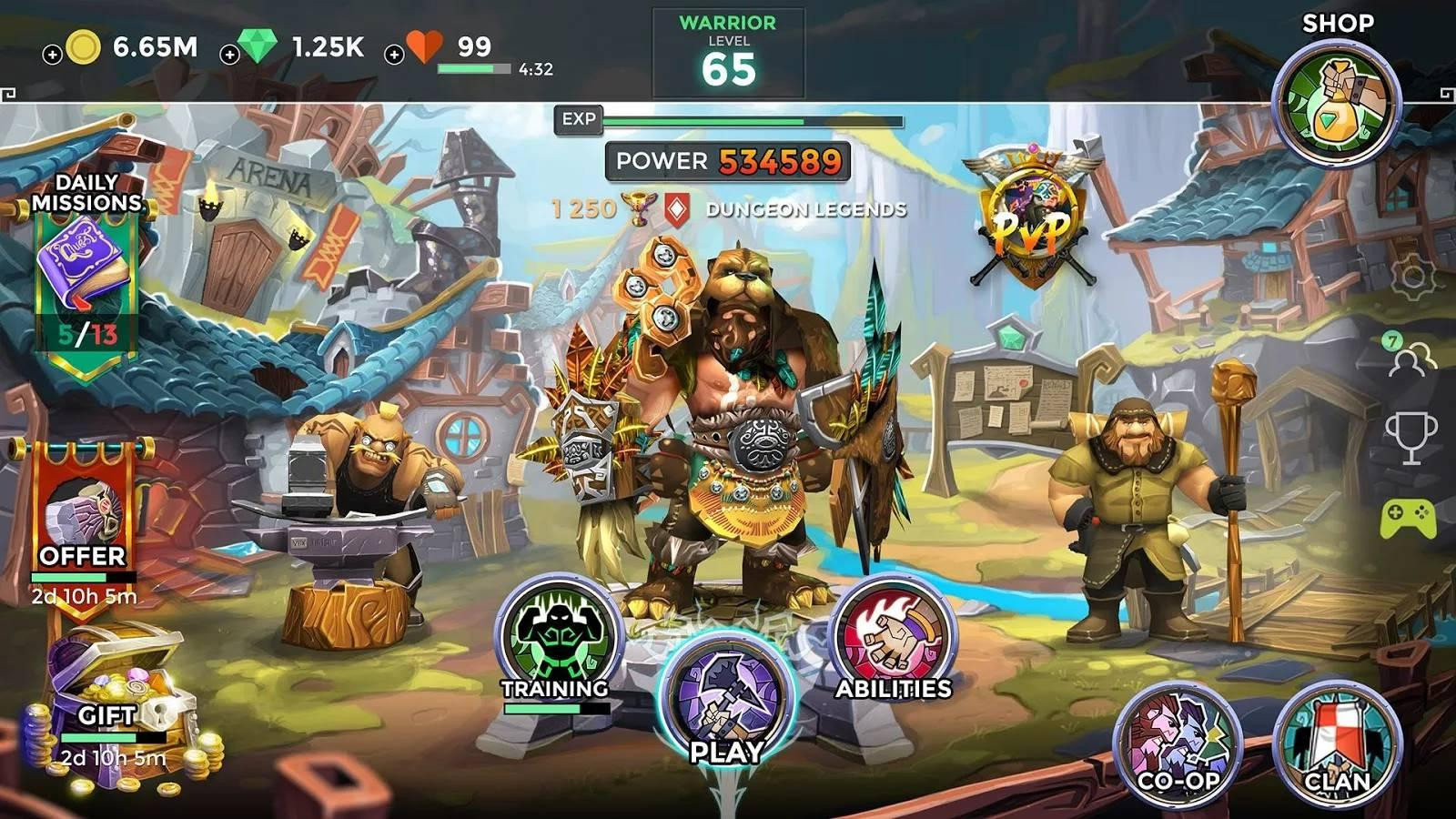 Dungeon Legends - PvP Action MMO RPG Co-op Games - кадр 6