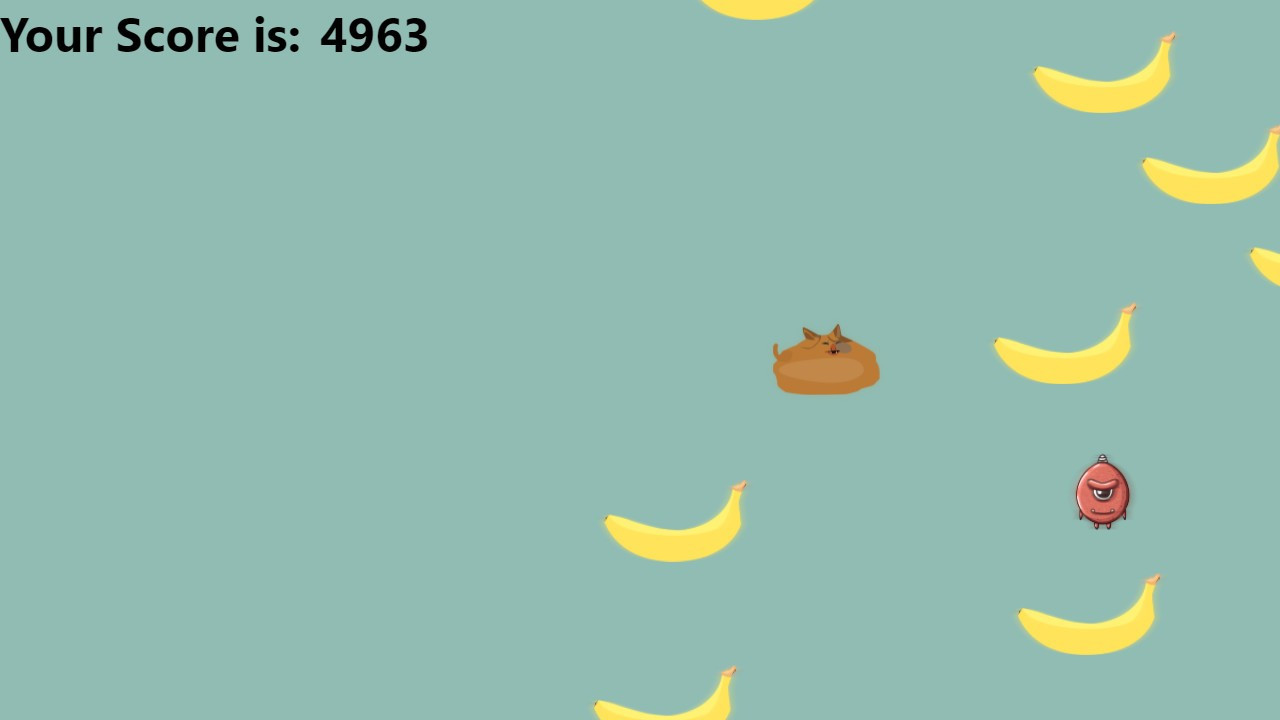 Cat doesn't like banana - кадр 3