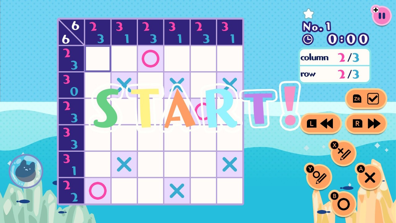 〇× LOGIC PUZZLE 1000 ! - кадр 2