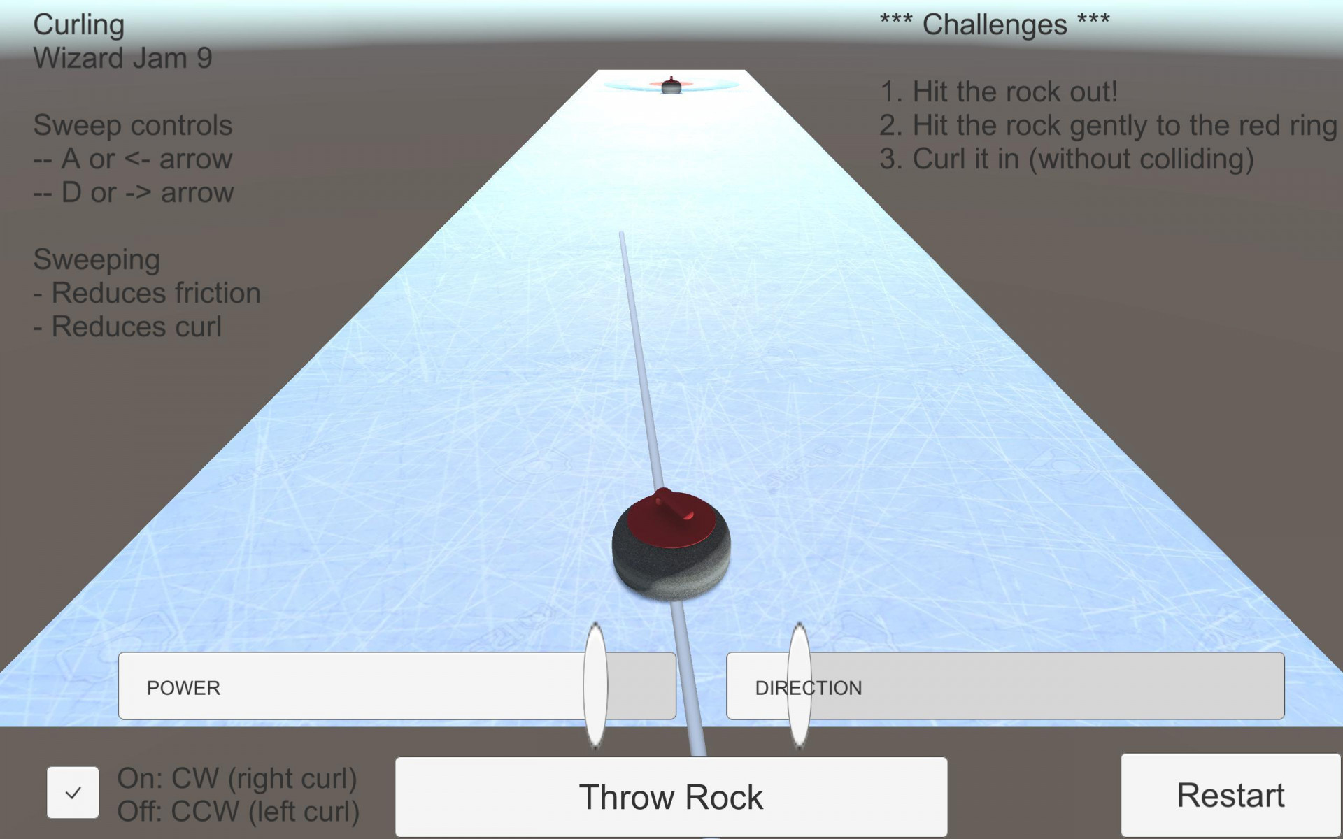 Curling - Wizard Jam 9 (itch) - кадр 1