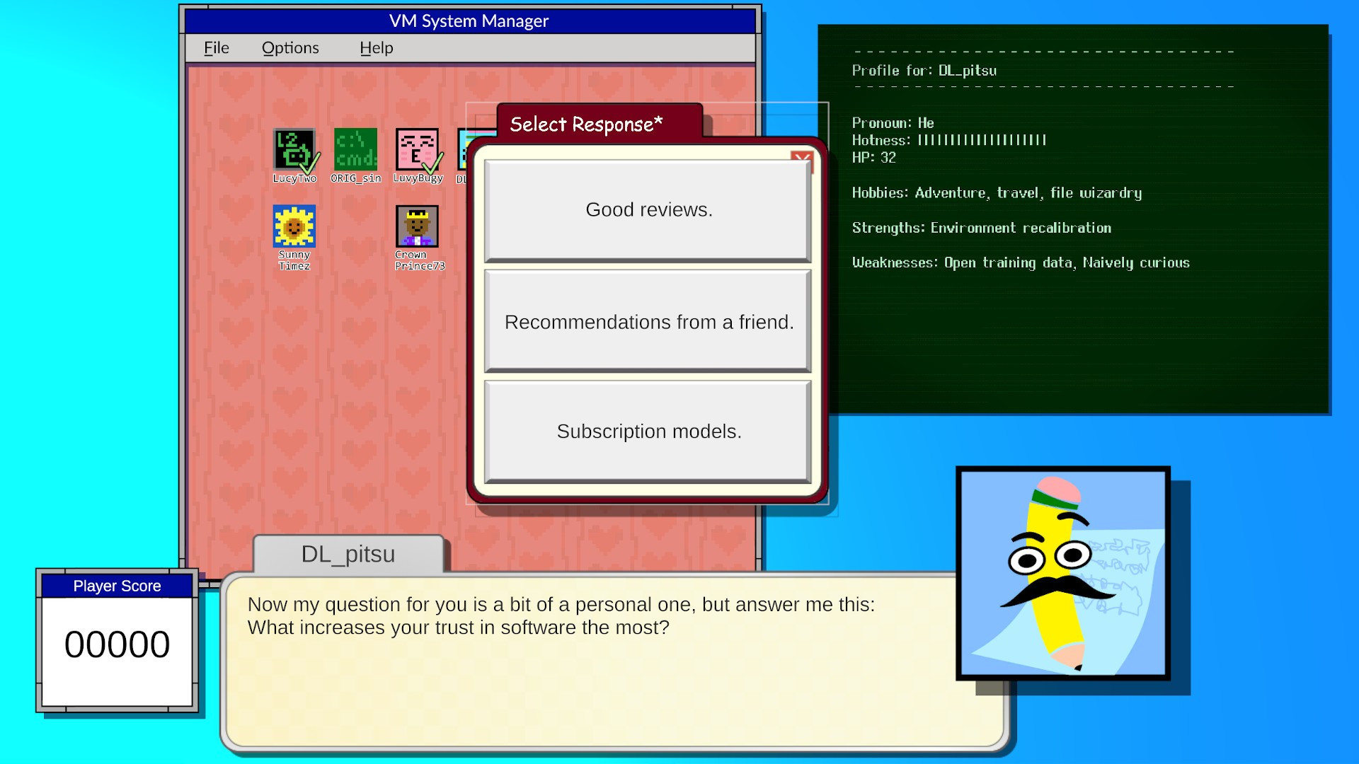 Ransomware Dating Sim - кадр 2