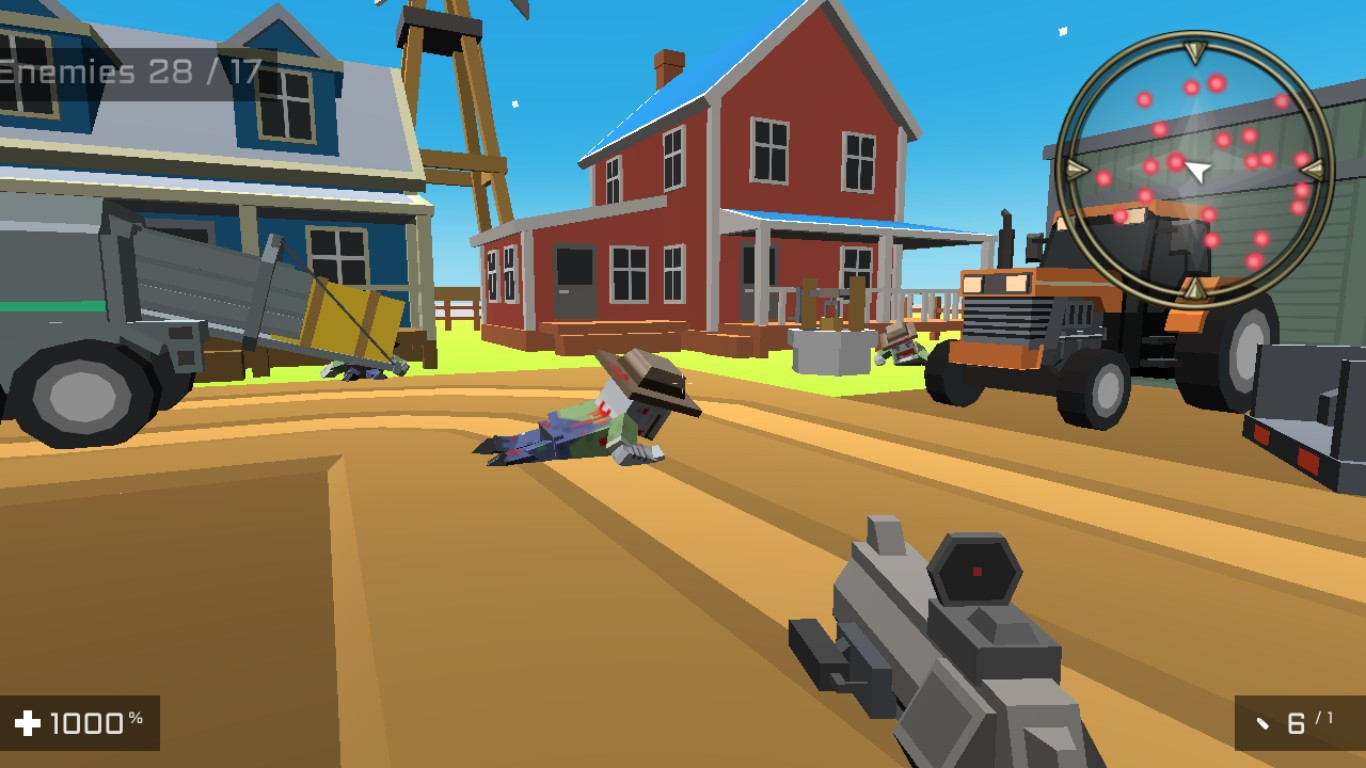 Square Head Zombies 2 - FPS Game - кадр 1