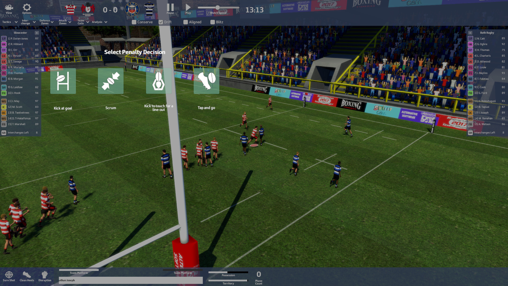 Rugby Union Team Manager 2017 - кадр 6