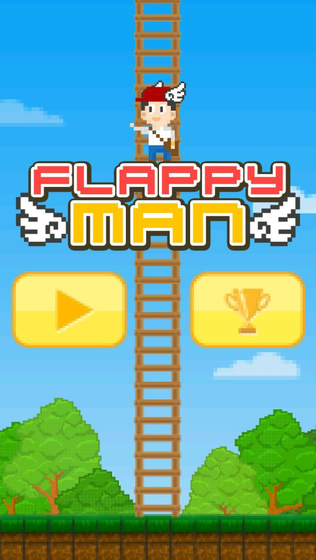 Pixel Man Climbing Ladder - кадр 3