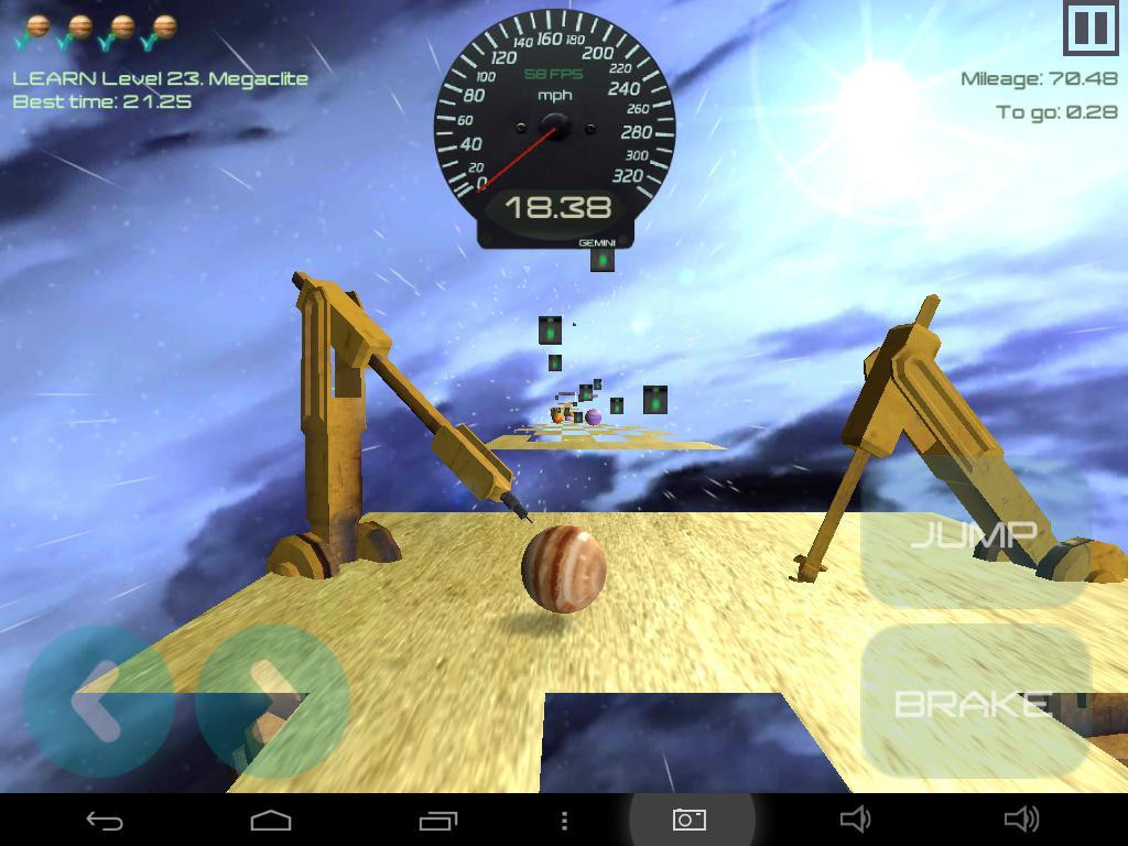 Trailbreaker Rolling Sky Ball - Manic Bowling in the Stars (itch) - кадр 5