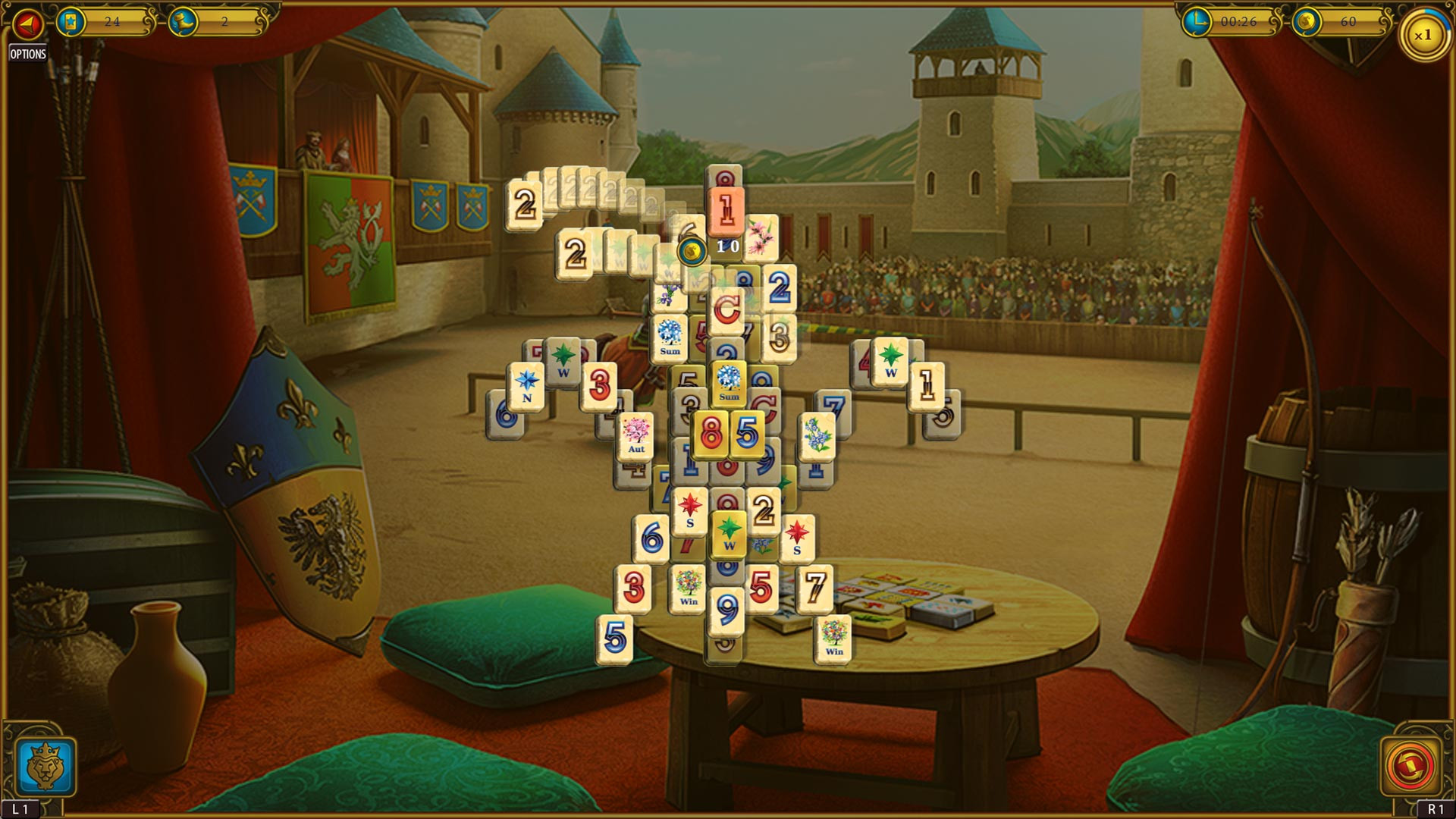 MAHJONG WORLD CONTEST & MAHJONG ROYAL TOWERS - кадр 1