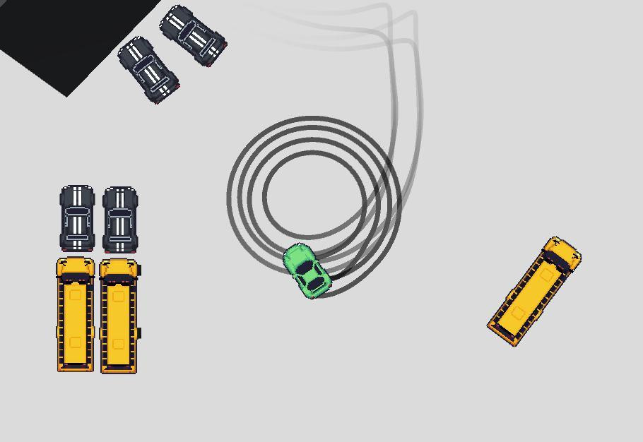 Top Down Car - Physics Demo (itch) - кадр 2