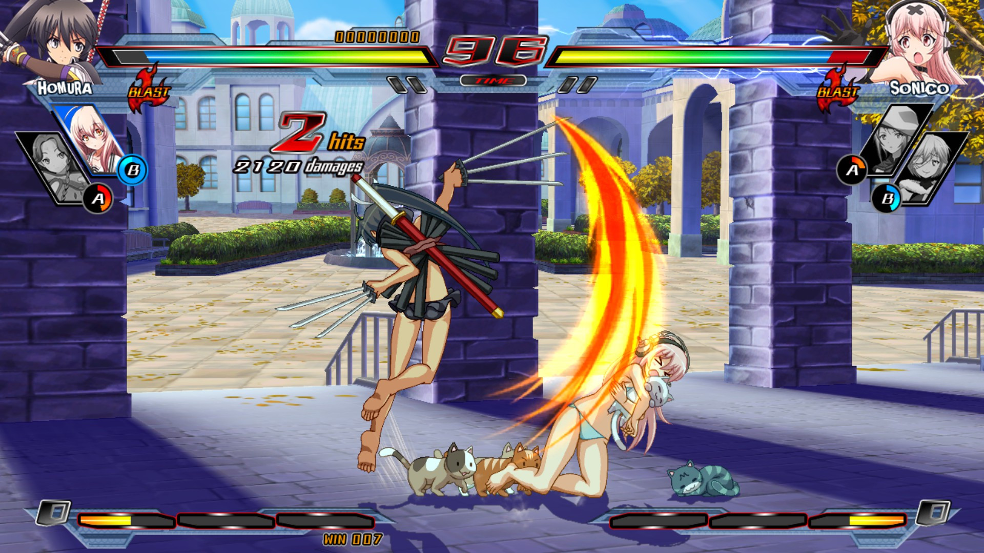 Nitroplus Blasterz: Heroines Infinite Duel - кадр 12
