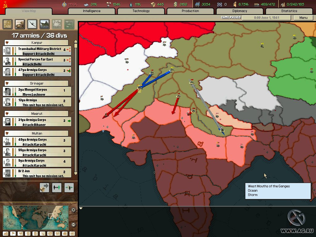 Hearts of Iron 2: Doomsday - кадр 9