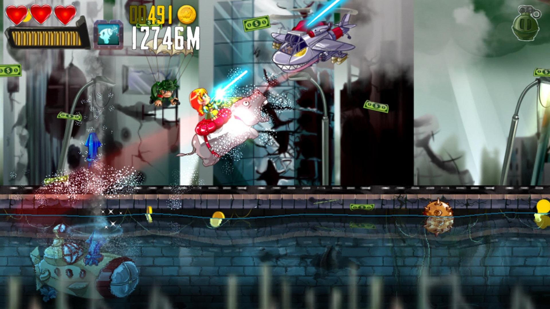 Ramboat - Jumping Shooter Game - кадр 7