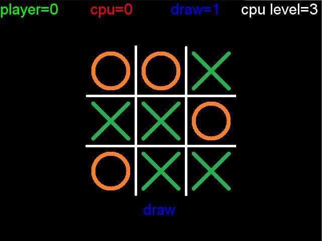 Unbeatable tic-tac-toe (itch) - кадр 1