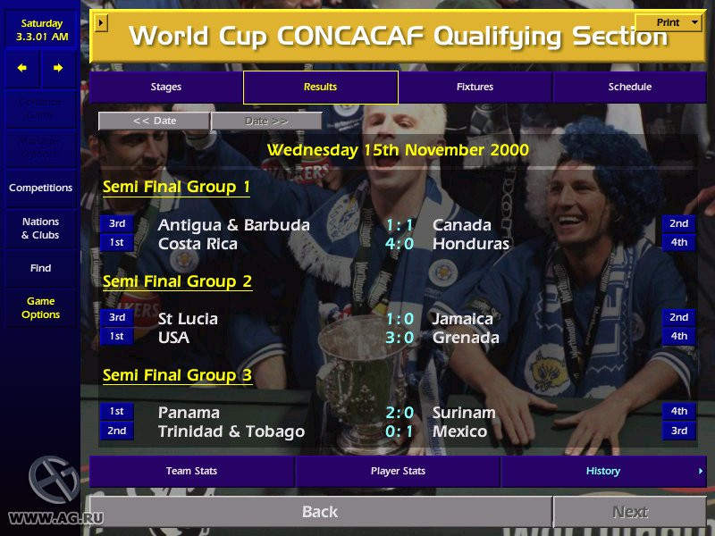 Championship Manager Season 00/01 - кадр 9