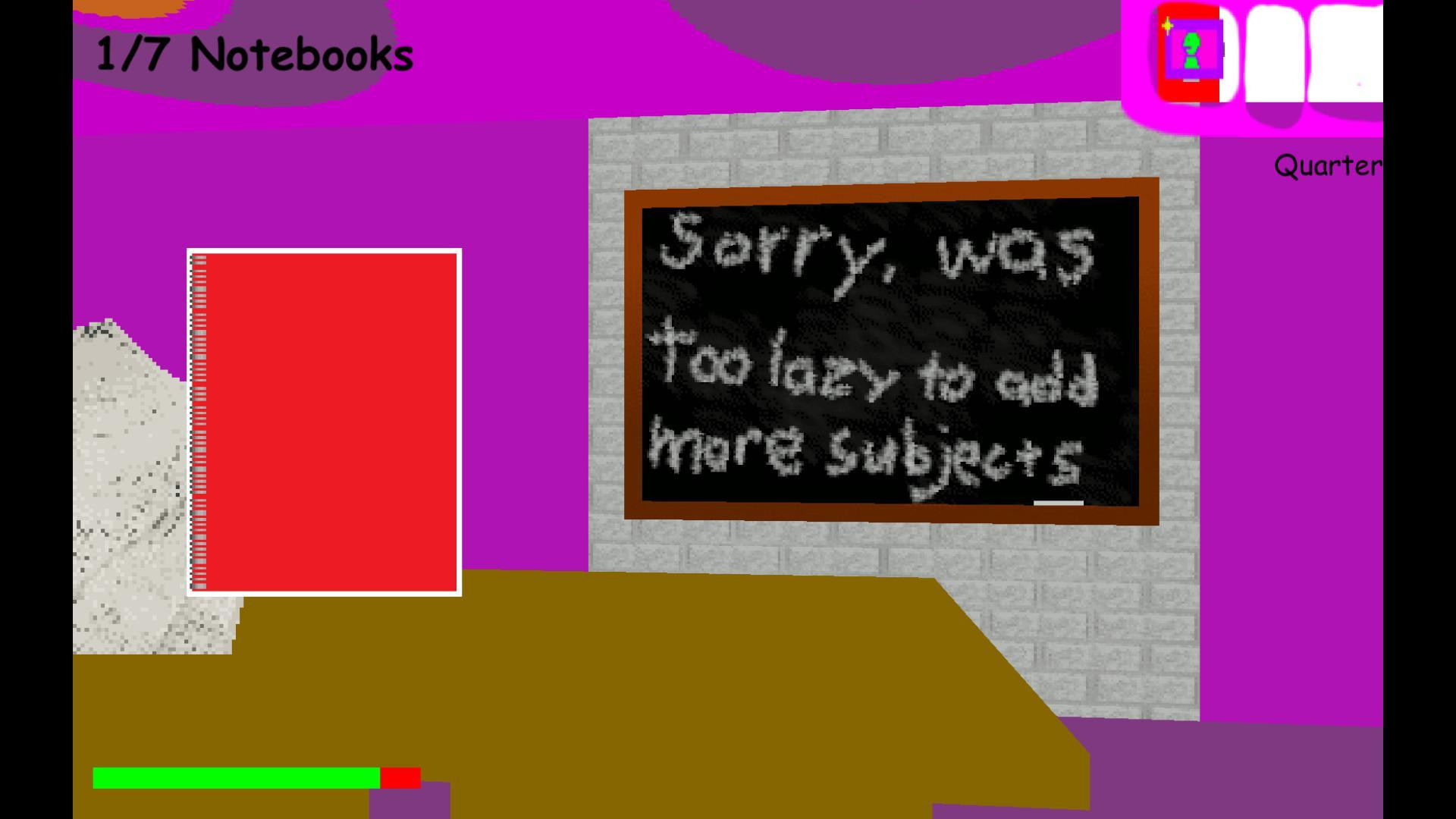 JCTOT's basics in learning Skills! (Baldi 1.3.2 Mod) (itch) - кадр 6