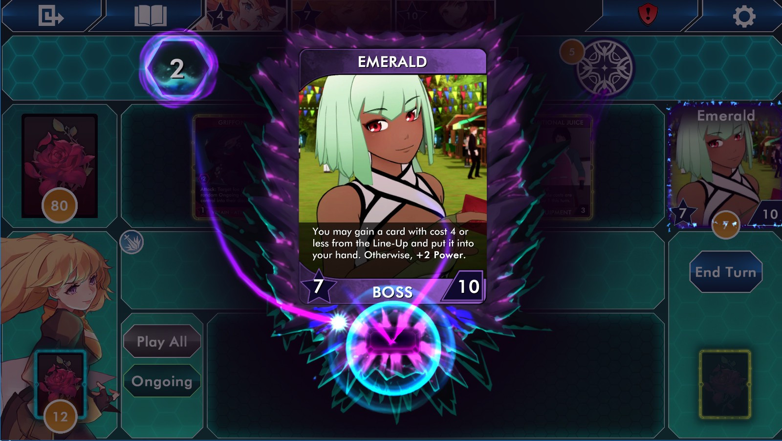 RWBY Deckbuilding Game - кадр 4