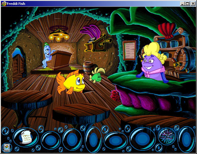 Freddi Fish 4: The Case of the Hogfish Rustlers of Briny Gulch - кадр 5