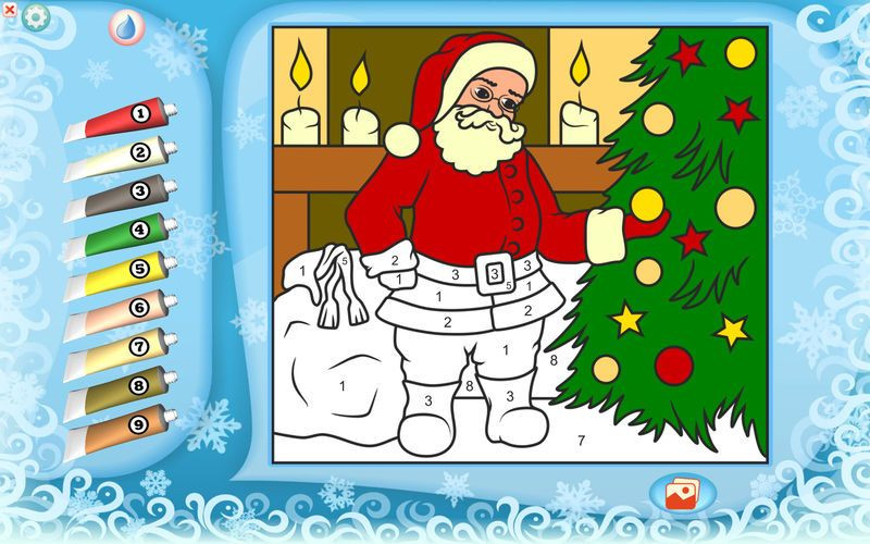 Color by Numbers - Christmas - Free - кадр 2