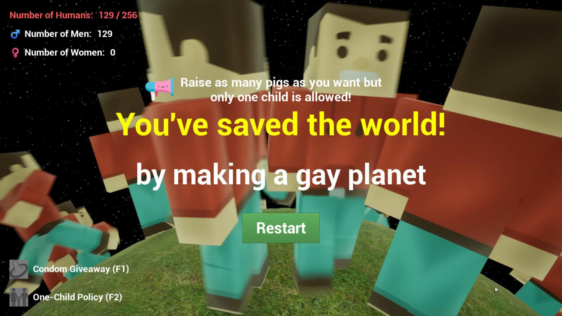 Homos Save the World (itch) - кадр 2