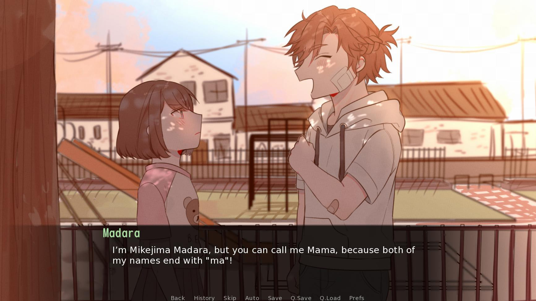 Nostalgia: an Anzu/Madara visual novel (itch) - кадр 2